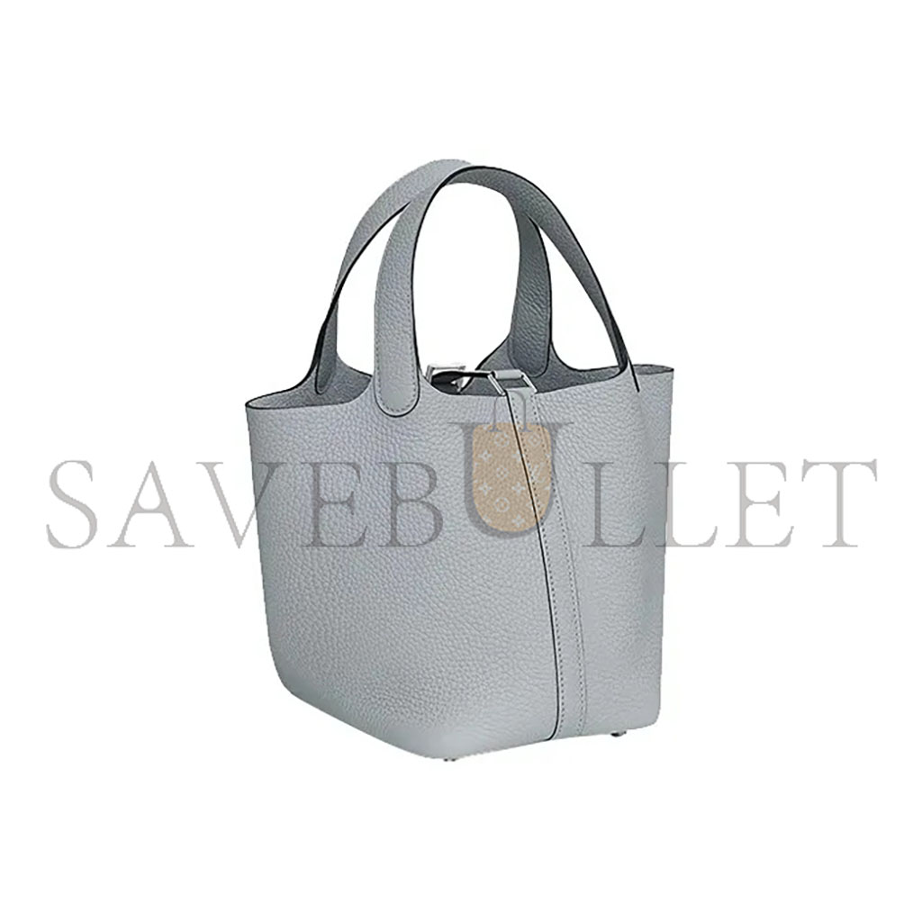 H**mes picotin lock 18 taurillon clemence h056289ck08 (18*18*13cm)